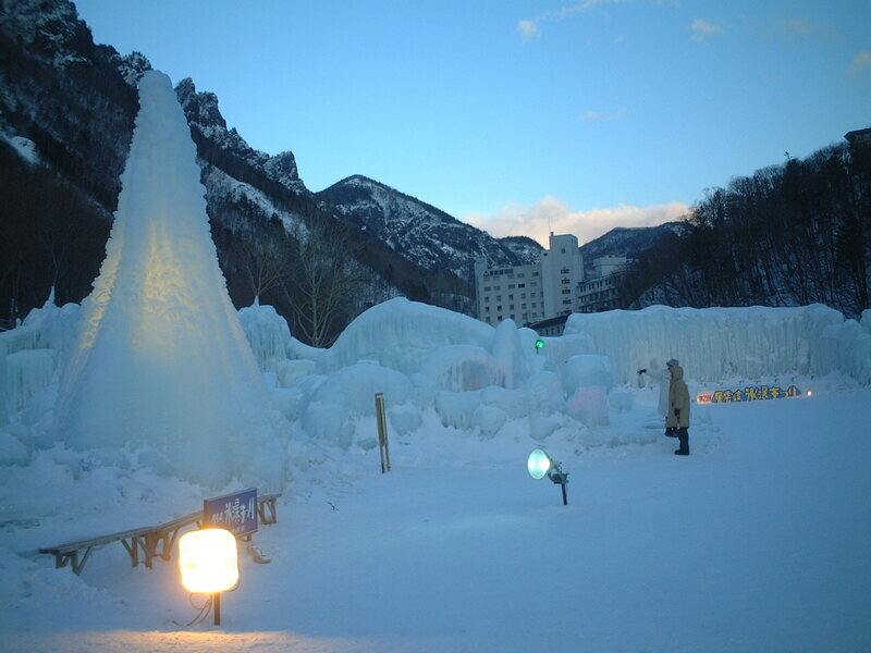 2004年2月 層雲峡