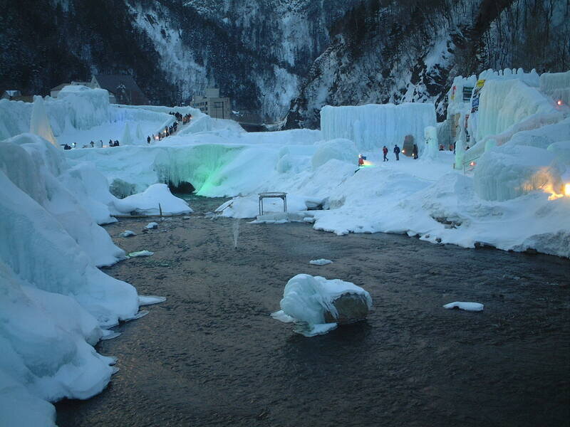 2004年2月 層雲峡