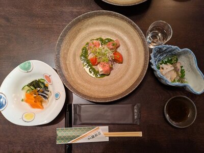 旭岳温泉 湯元湧駒荘 夕食二泊目・前半
