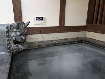 月岡温泉「湯あそび宿 曙」客室露天風呂