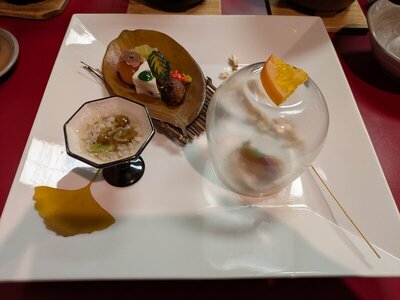 月岡温泉「湯あそび宿 曙」一泊目夕食・後半