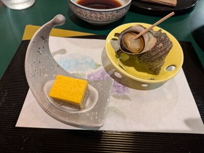 月岡温泉「湯あそび宿 曙」二泊目夕食・前半