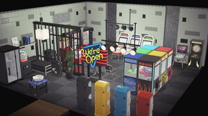 ゲームセンターな部屋 #あつ森リゾートホテル