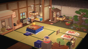 和風レトロな部屋 #あつ森リゾートホテル