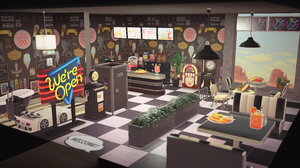 ダイナーな部屋 #あつ森リゾートホテル