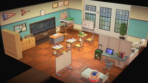 学校な部屋 #あつ森リゾートホテル